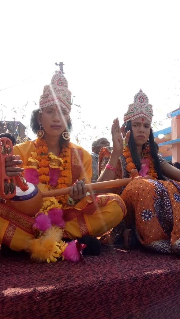 छुटमलपुर के मौहम्मदपुर कंधेला में शोभायात्रा में शामिल झांकी छुटमलपुर के मौहम्मदपुर कंधेला में शोभायात्रा में शामिल झांकी