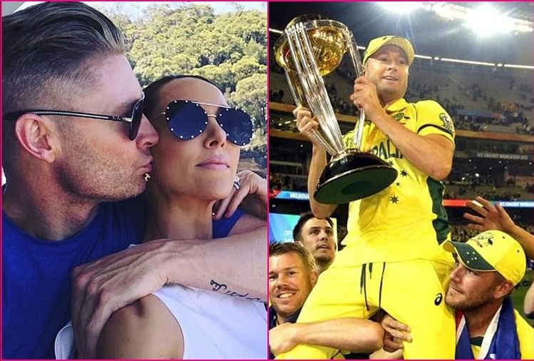 World Winning Australian Captain Michael Clarke And Wife Kyly To