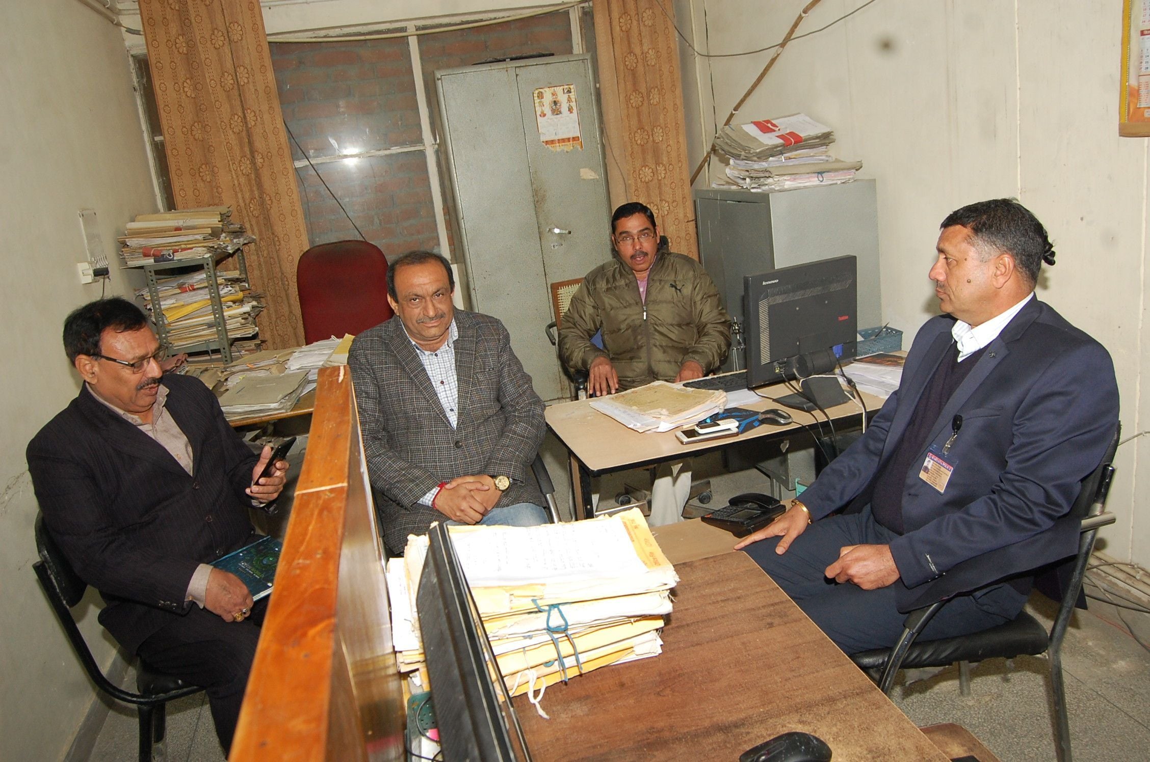 the CM flying team conducted a suprise inpection of the hsvp office the CM flying team conducted a suprise inpection of the hsvp office