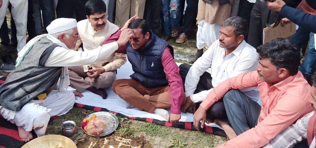 थानाभवन क्षेत्र के गांव खेडी में कृष्णानदी के जीणोद्वार व सौन्दीयकरण कार्य के शुभारंभ के दौरान ?