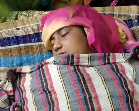 बिजली गिरने से हुई किशोरी की मौत।