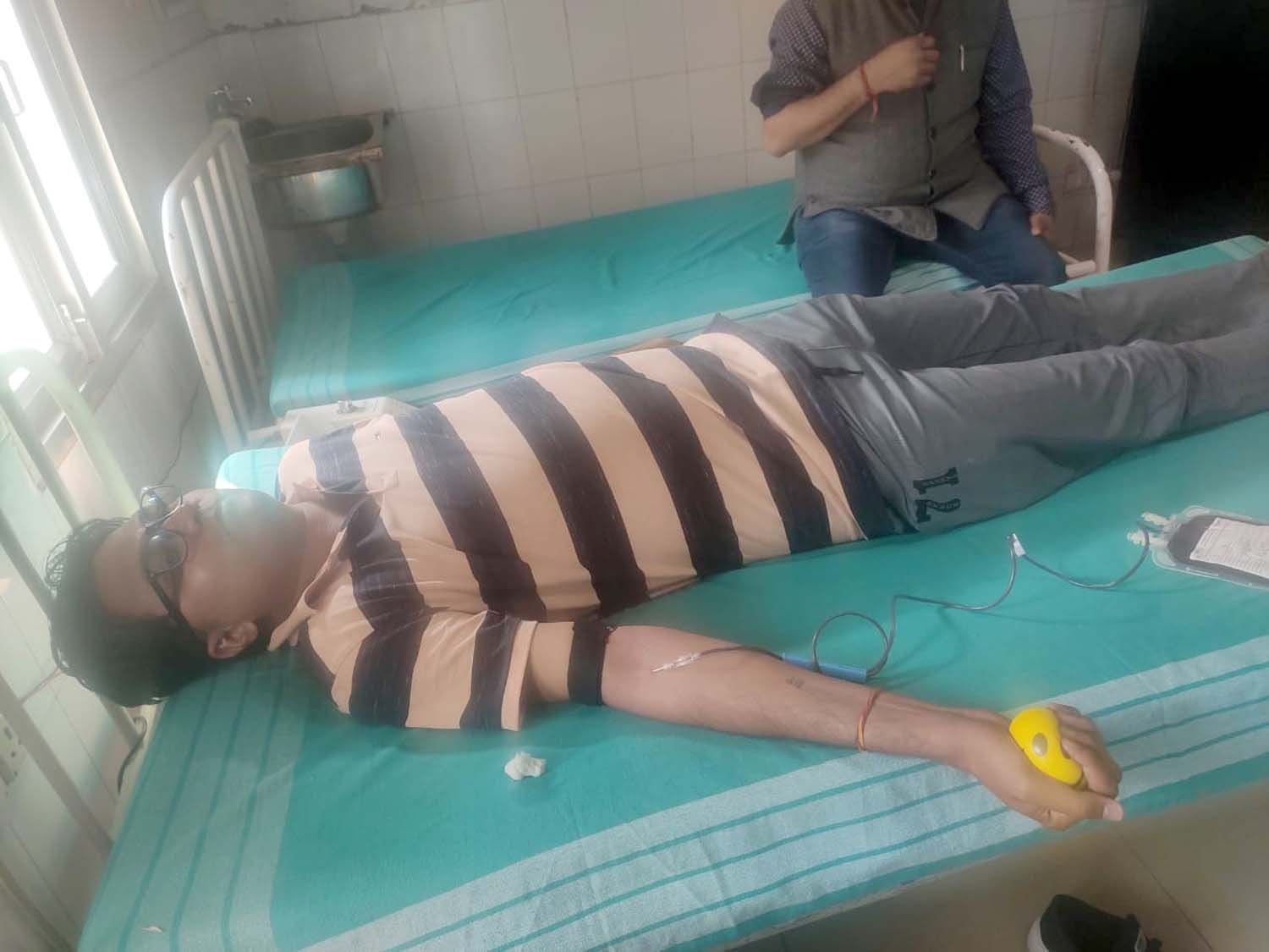 Pradeep first donated blood, then married, got inspiration from uncle and aunt Pradeep first donated blood, then married, got inspiration from uncle and aunt