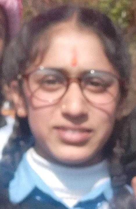 भिंगराड़ा जीआईसी की छात्रा प्रीति भट्ट।