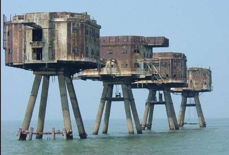 Red Sands Fort Of England The Abandoned Sea Forts From Second ...