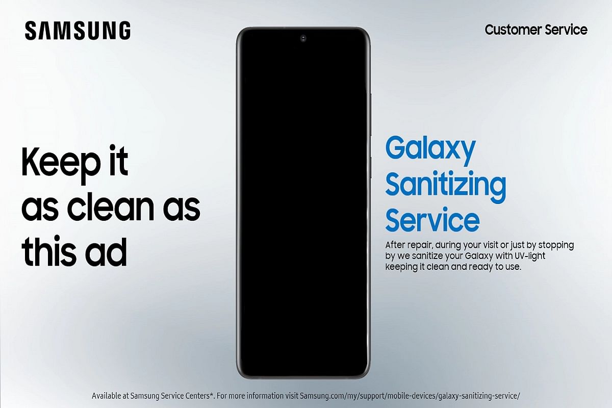 Coronavirus Outbreak Samsung Galaxy Sanitizing Service To Help Customers Disinfect Smartphones Coronavirus स मस ग ग ल क स स न ट इज ग सर व स ह ई ल न च ग र हक क फ न क ए ज ए ग