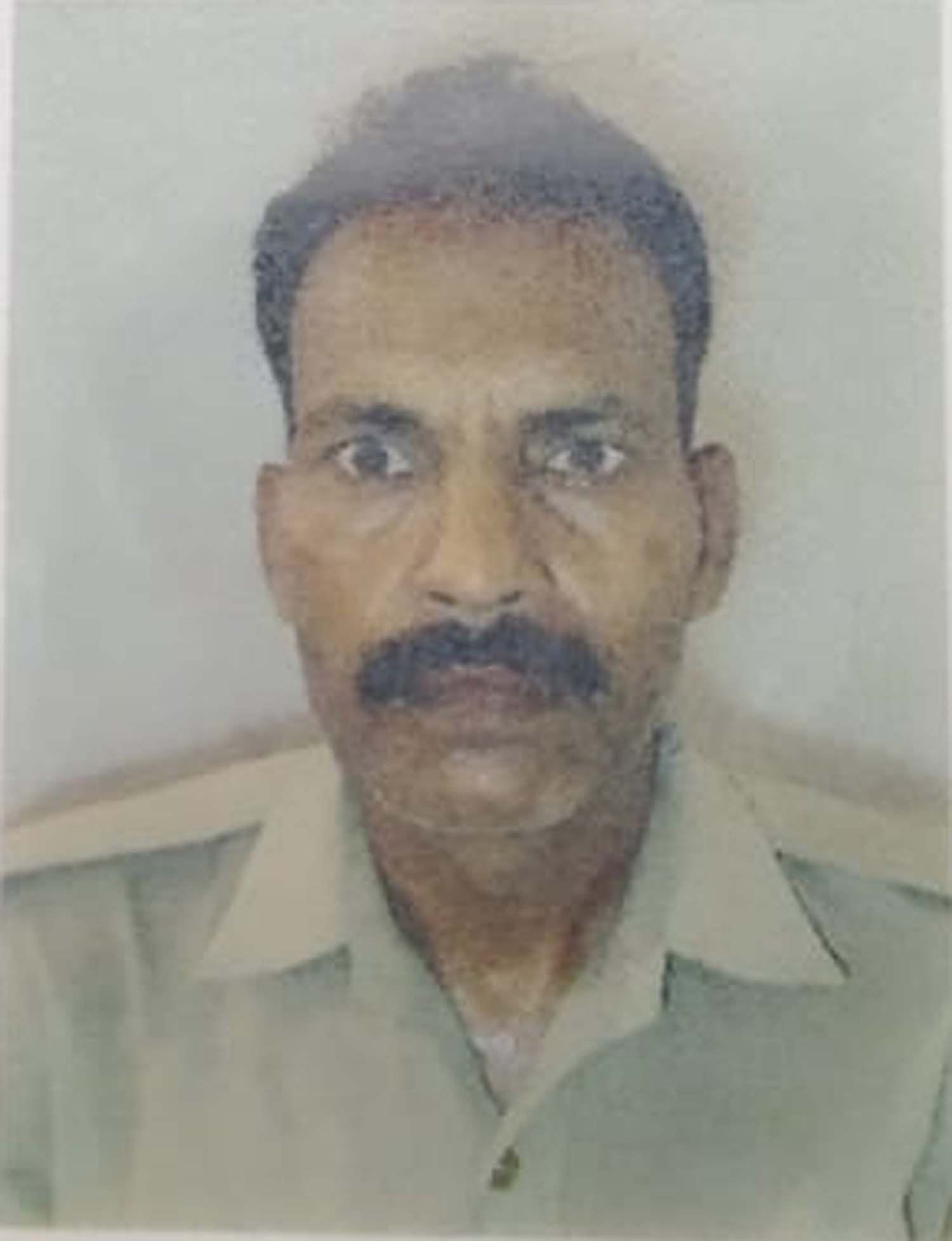 मृत होमगार्ड राधाकांत तिवारी। फाइल फोटो मृत होमगार्ड राधाकांत तिवारी। फाइल फोटो