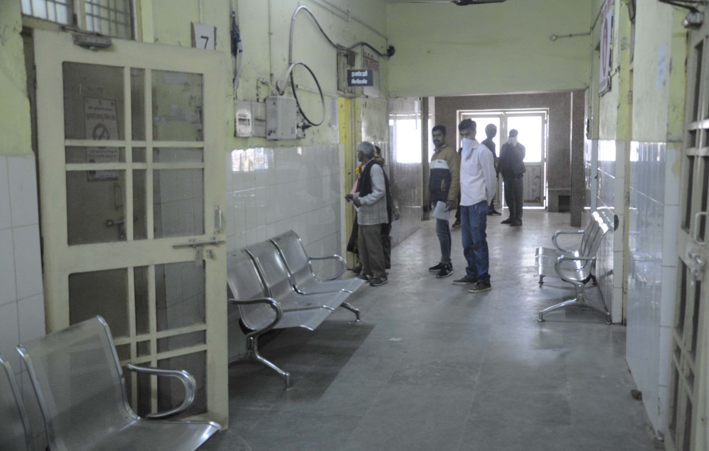 due to corona hospitals ewre also closed