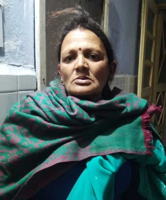 देवकी देवी, सुंअर के हमले से घायल देवकी देवी, सुंअर के हमले से घायल