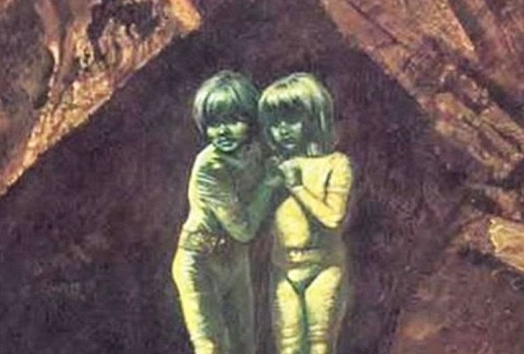 Woolpit's green children (symbolic photo)