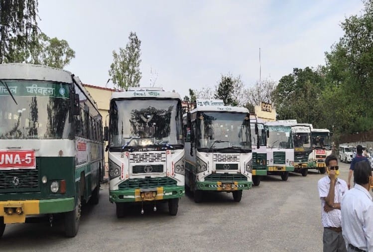 एचआरटीसी बसें