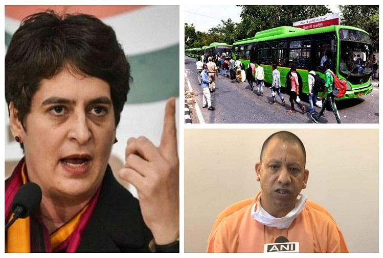 Priyanka Gandhi 1000 Buses News In Hindi: Tussle Over 1000 Buses ...