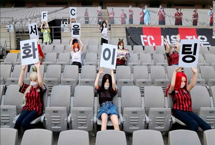 Sex Dolls Became Problem For South Korean Football Club Apologize For Filling Stands With