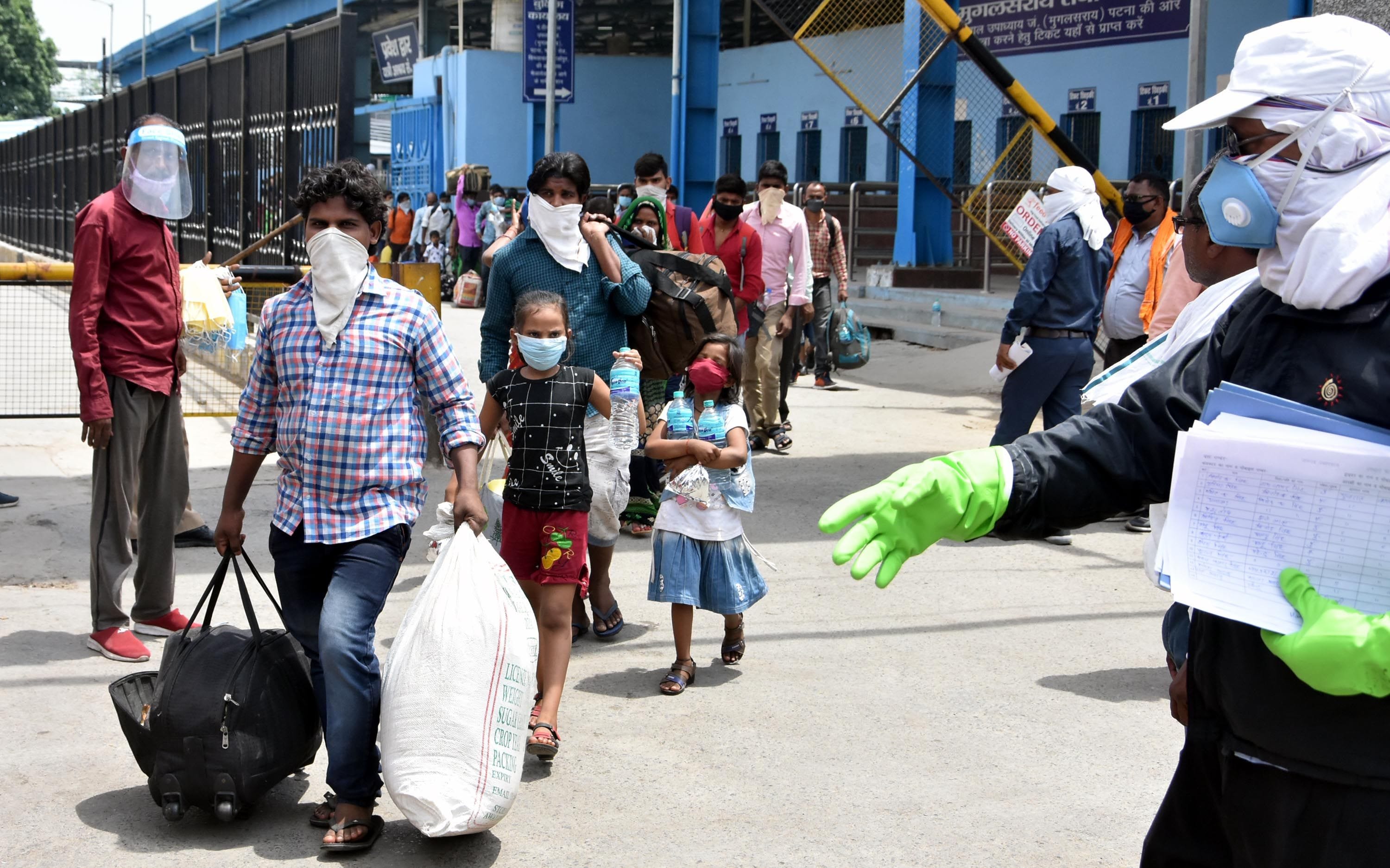 more than 5500 labourers came from special trains more than 5500 labourers came from special trains
