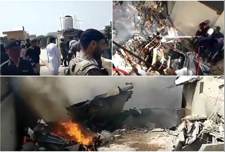 Pakistan Plane Crash Latest News In Hindi Pia Flight From Lahore ...