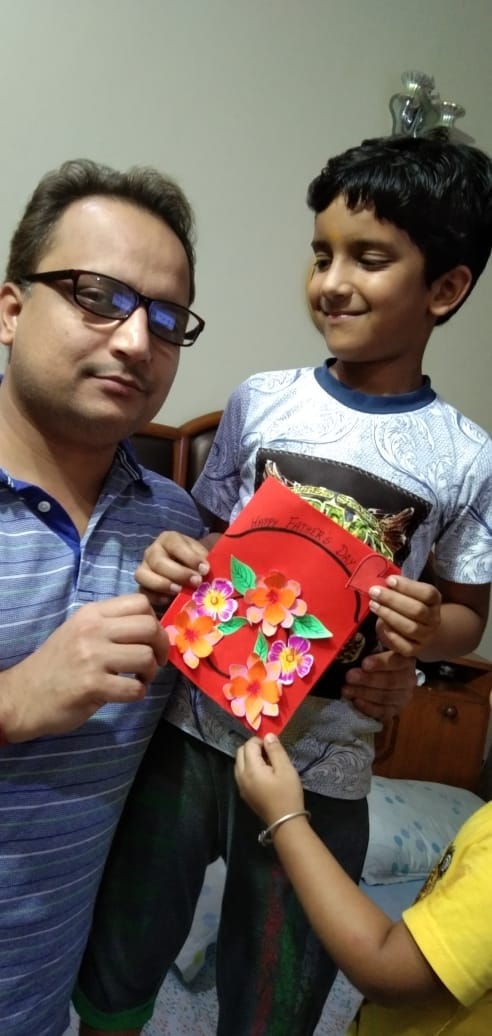 कमला कालौनी निवासी एड अंकित जैन अपनी बेटे आदि जैन के साथ कमला कालौनी निवासी एड अंकित जैन अपनी बेटे आदि जैन के साथ