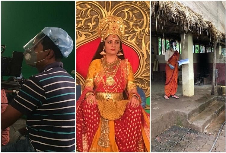 टेलीविजन धारावाहिकों की शूटिंग शुरू