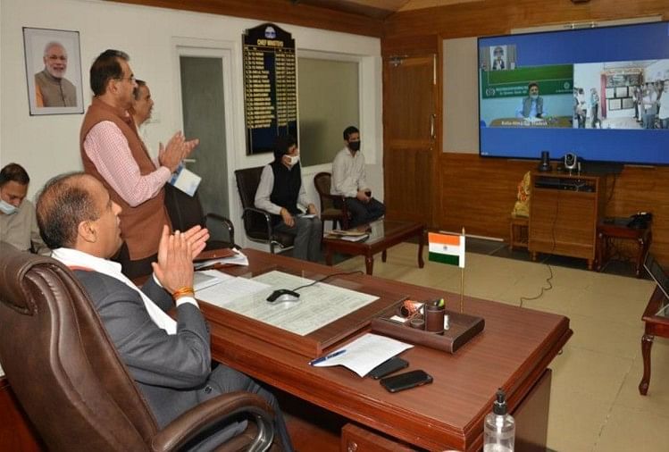 CM Jairam Thakur online laid foundation stones of developmental projects in Pangi Chamba Himachal Pradesh