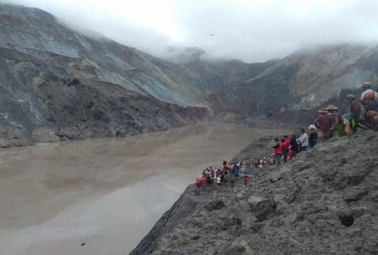 म्यांमार में खदान में भूस्खलन से 50 लोगों की मौत