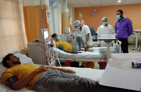 जिला अस्पताल में भर्ती मरीज जिला अस्पताल में भर्ती मरीज