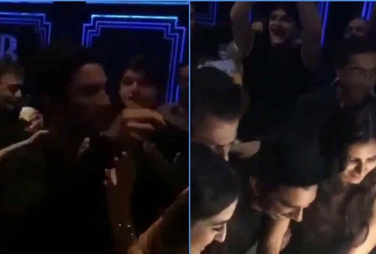 Sushant Singh Rajput Throwback Video Wrap Up Party Kedarnath With Sara Ali Khan - सारा के साथ सुशांत का थ्रोबैक वीडियो आया सामने, 'केदारनाथ' के आखिरी दिन जमकर की थी पार्टी -