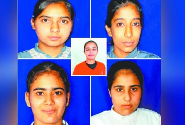एक ही स्कलू की पांच छात्राओं ने रचा इतिहास।