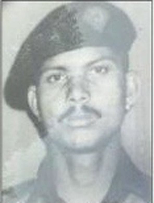 शहीद योगेन्द्र सिंह चौहान । शहीद योगेन्द्र सिंह चौहान ।