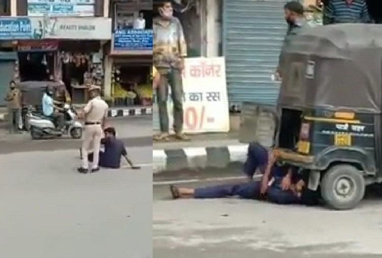 Himachal News : drunk auto driver try to self-immolate in mandi himachal pradesh