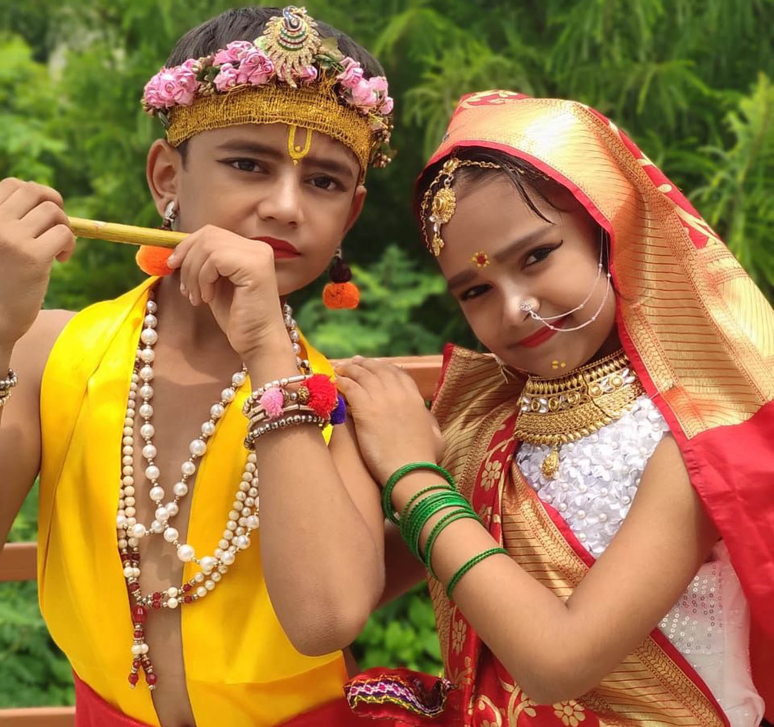 Hours and gongs echoed as Shri Krishna was born Hours and gongs echoed as Shri Krishna was born