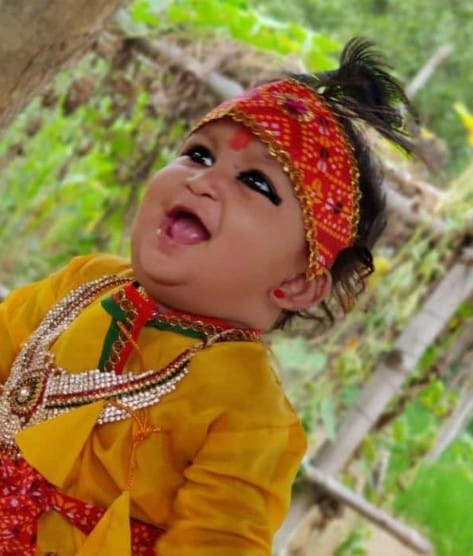 जन्माष्टमी के लिए तेजीबाजार के सलामतपुर निवासी रितुराज सिंह पुत्र शिवम सिंह। जन्माष्टमी के लिए तेजीबाजार के सलामतपुर निवासी रितुराज सिंह पुत्र शिवम सिंह।