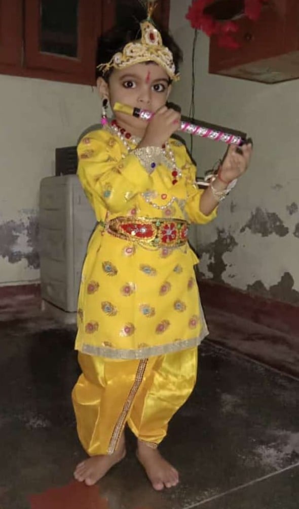 जन्माष्टमी के लिए विशुनपुर निवासी मंगलेश यादव पुत्र जैसराज यादव। जन्माष्टमी के लिए विशुनपुर निवासी मंगलेश यादव पुत्र जैसराज यादव।