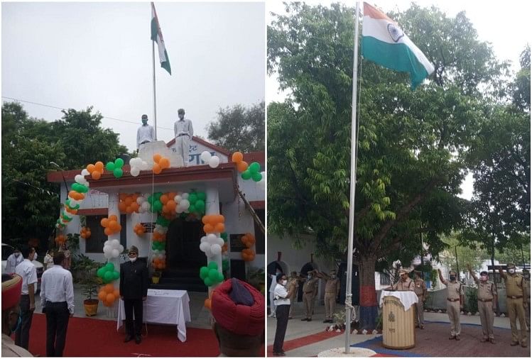 शान से लहराया तिरंगा