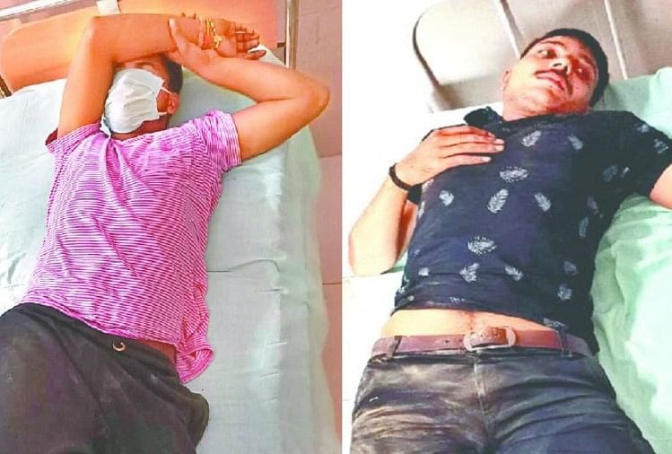 मुठभेड़ में गोली लगने से घायल हुए दो लुटेरे