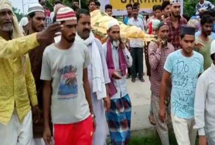 मुस्लिम समाज के लोगों ने कराया हरिओम का अंतिम संस्कार