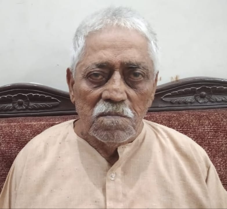 छड़ी के भक्त ताराचंद सैनी। छड़ी के भक्त ताराचंद सैनी।