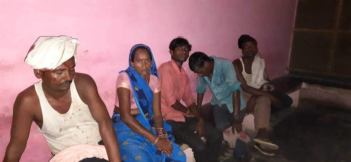 ईसानगर में आपसी मारपीट में घायल हुए लोग