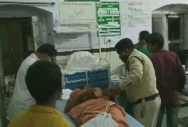 सड़क हादसे के शिकार मजदूर