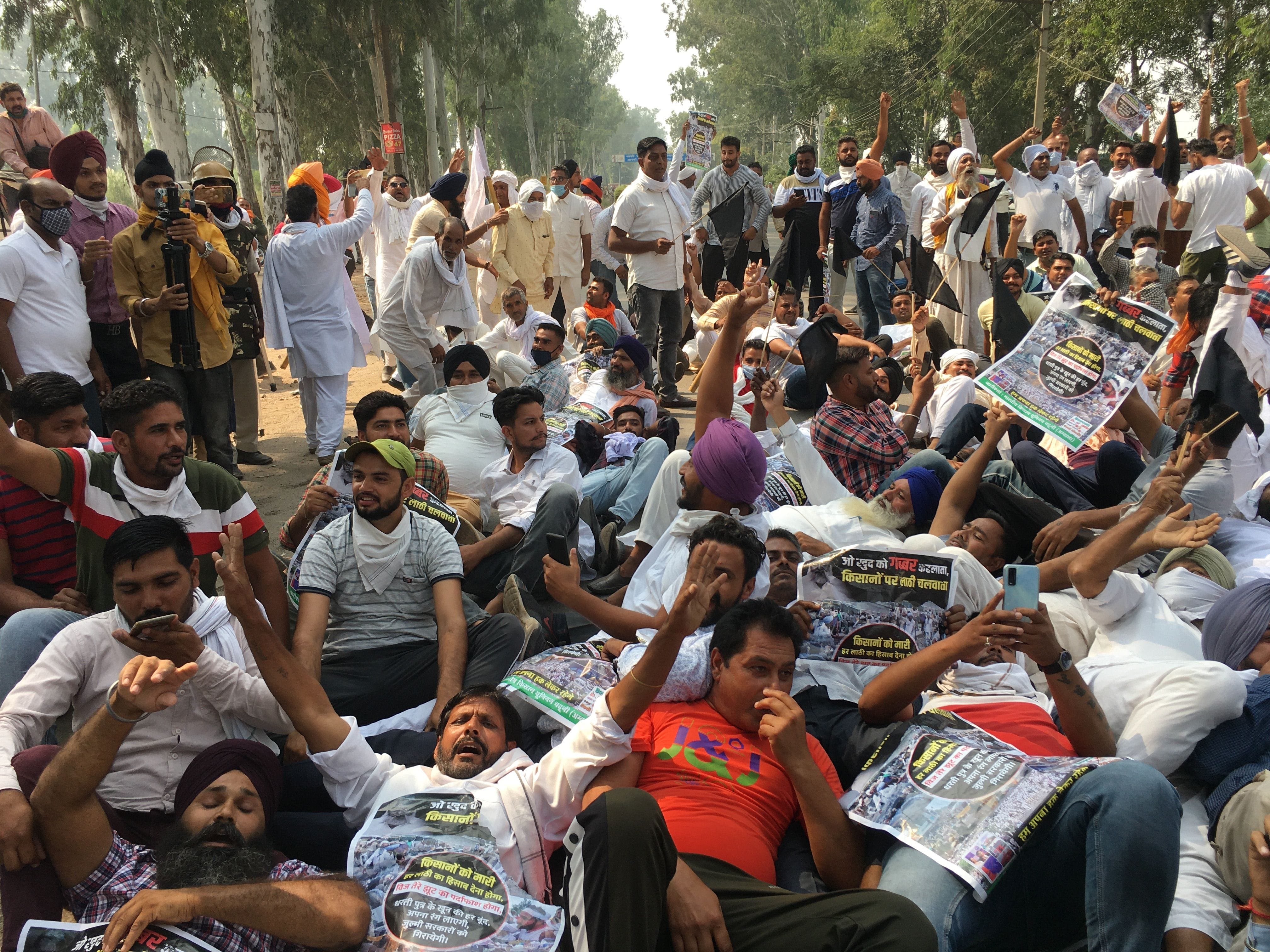 farmer protest farmer protest