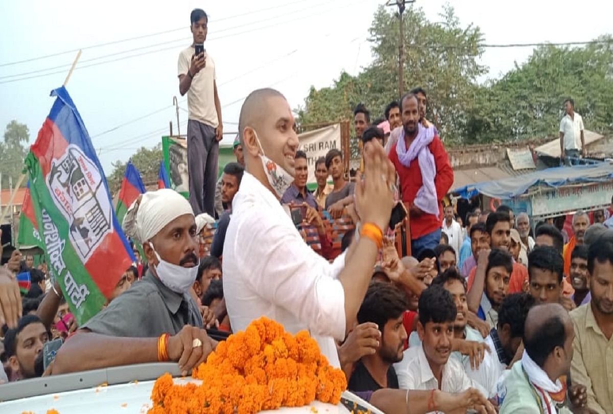 Bihar Election 2020, Ljp President Chirag Paswan Start Election Campaign  From Road Show At Paliganj And Jahanabad - बिहार चुनावः योगी की सभा पर भारी  पड़ा चिराग का पालीगंज का रोड शो,
