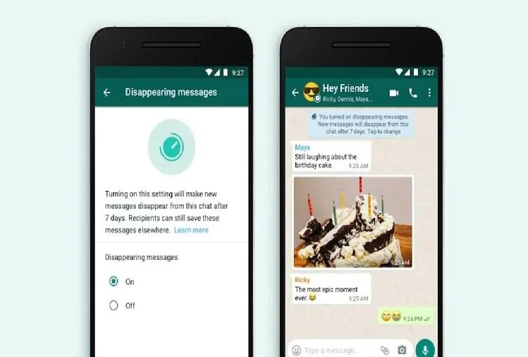 Whatsapp Disappearing Messages Now Available To All Users Details Here Whatsapp Update सभ क ल ए आय ज र ह आ नय फ चर 7 द न ब द अपन आप ड ल ट ह ज ए ग म स ज Amar