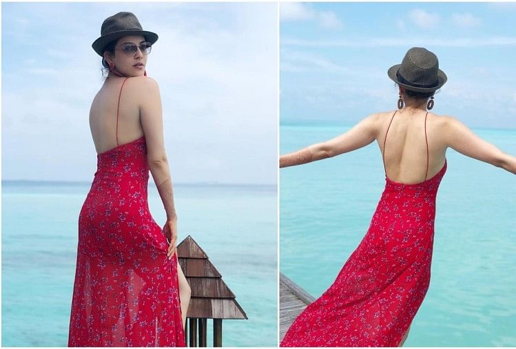 Kajal Aggarwal: हनीमून मनाने मालदीव पहुंचीं काजल अग्रवाल, बीच से शेयर की ये बोल्ड तस्वीर काजल अग्रवाल