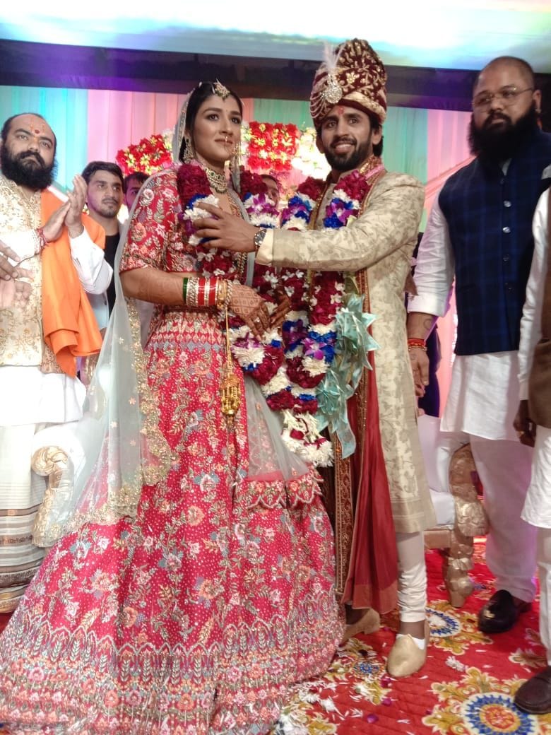 Sangeeta and Bajrang's marriage became an example of simplicity