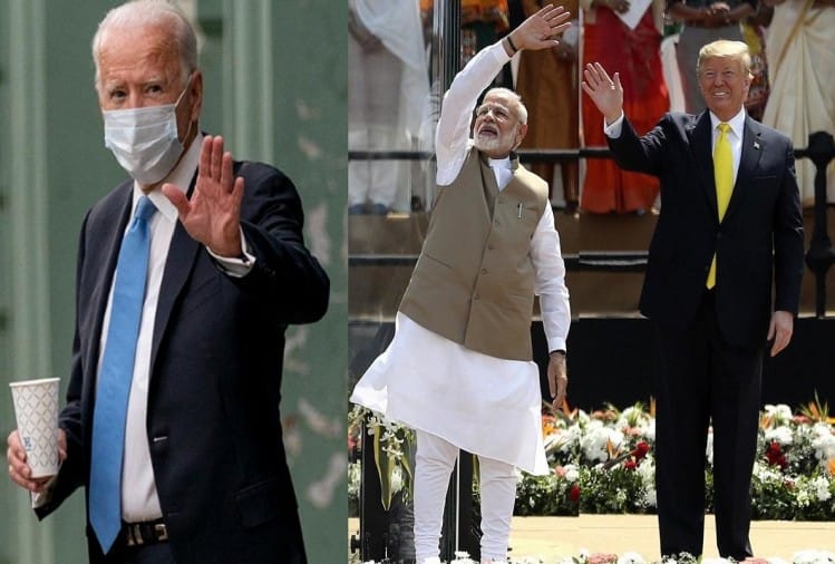 जो बाइडेन, पीएम मोदी, डोनाल्ड ट्रंप