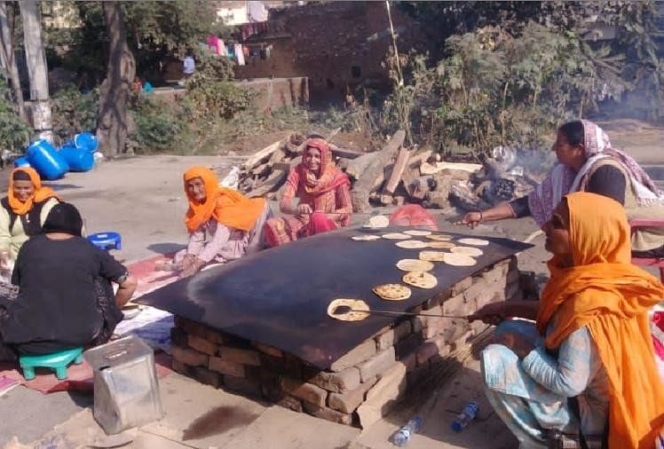 Changed Food menu in Farmer Protest