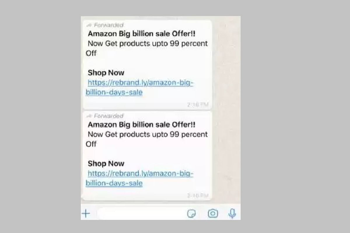 Fake Amazon Big Billion Day Sale