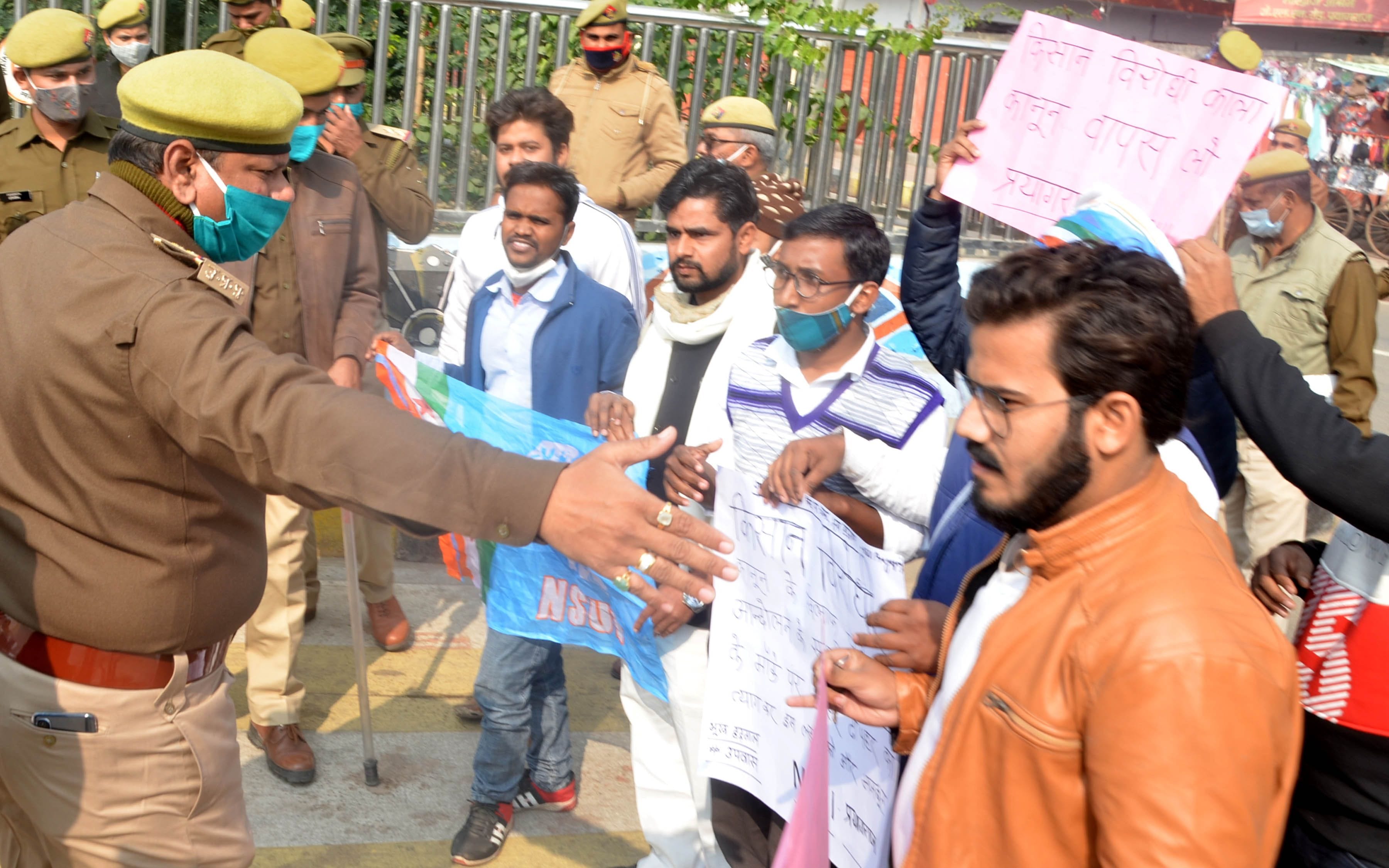 Fasted in protest against agricultural laws, arrested