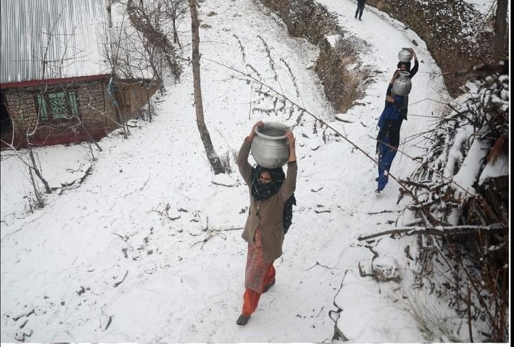 Snowfall in Jammu and Kashmir