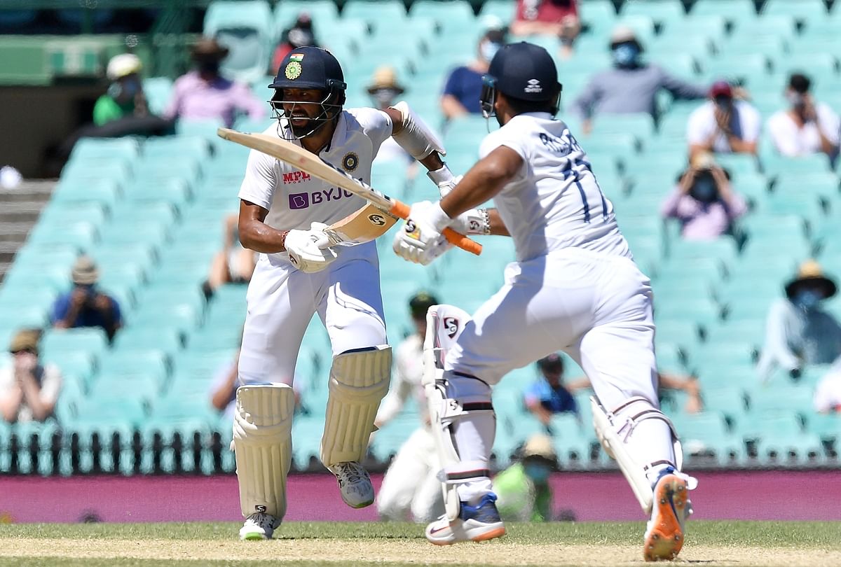 مشارکت Pujara و Pant