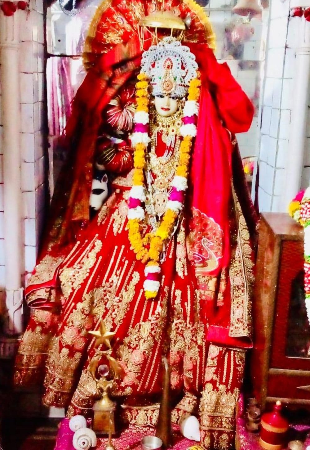 कुरालसी का मां शाकंभरी देवी मंदिर। कुरालसी का मां शाकंभरी देवी मंदिर।