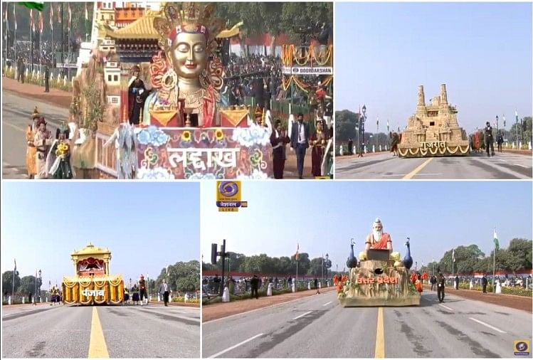 Republic Day Parade 2021 All Indian States Show Their Culture Through  Tableau Here You Know - तस्वीरें : हर राज्य की झांकी में था कुछ खास, लेकिन  राम मंदिर और लद्दाख पर