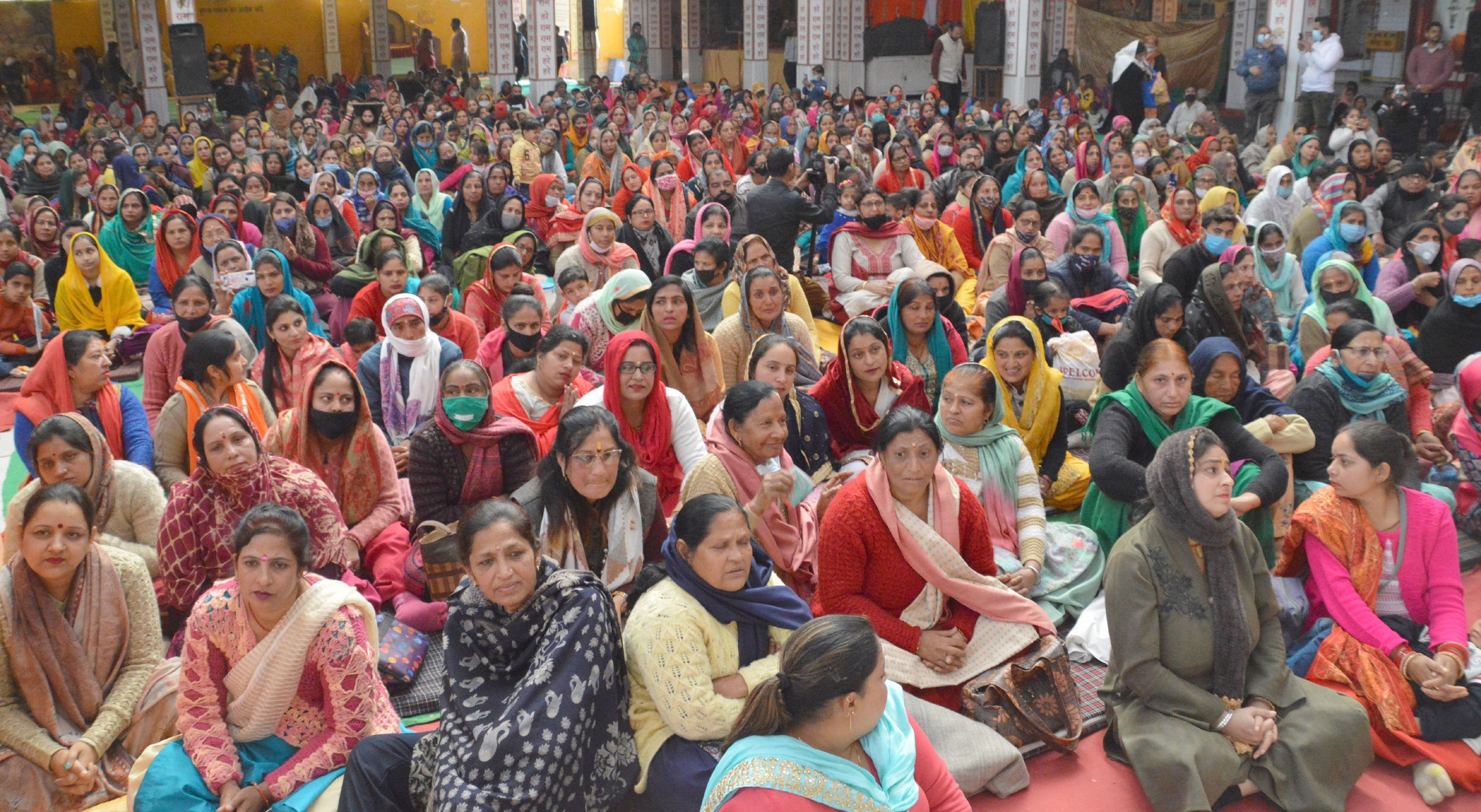 कोटलाकलां में वार्षिक महासम्मेलन के दौरान मौजूद संगत। कोटलाकलां में वार्षिक महासम्मेलन के दौरान मौजूद संगत।